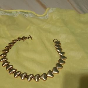 Talbots Gold Heart Necklace